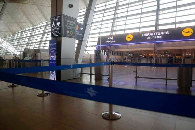 (210120) -- TEL AVIV, Jan. 20, 2021 -- An empty departure hall is pictured at Ben Gurion International Airport near Tel Aviv, Israel, Jan. 19, 2021. Israel s cabinet decided on Tuesday to extend by 10 days a weeks-long nationwide lockdown to curb the spread of the COVID-19 pandemic. The ministers voted in favor of extending the tight lockdown until Jan. 31, according to a cabinet statement. The cabinet also decided that travelers entering the country will be required to present a negative coronavirus test taken within 72 hours before their flight. (Photo by Gil Cohen Magen Xinhua) ISRAEL-TEL AVIV-AIRPORT-COVID-19 ShangxHao 
