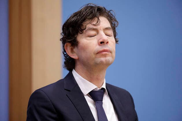Prof. Christian Drosten, Direktor Institut fuer Virologie, Charite Berlin, PK zu - Die Corona-Lage im Lockdown, DEU, Berlin, 22.01.2021