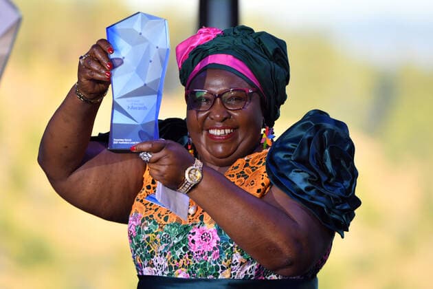 News Bilder des Tages 2021 AUSTRALIAN OF THE YEAR AWARDS, 2021 Local Hero winner Rosemary Kariuki during the 2021 Australian of the Year Awards at the National Arboretum in Canberra, Monday, January 25, 2021. ( NO ARCHIVING, EDITORIAL USE ONLY, NO USE IN BOOKS WITHOUT CONSENT CANBERRA ACT AUSTRALIA  Copyright: xMICKxTSIKASx 20210125001515976605