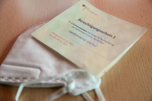 Berechtigungsschein für Schutzmasken 25.01.2021 Lampertheim Berechtigungsschein für Schutzmasken