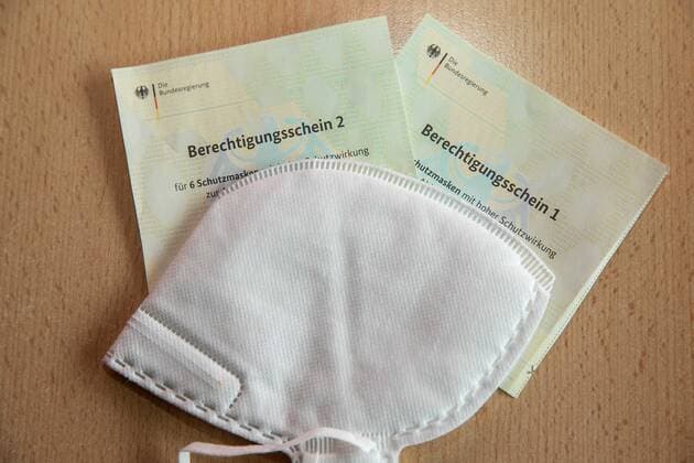 Berechtigungsschein für Schutzmasken 25.01.2021 Lampertheim Berechtigungsschein für Schutzmasken
