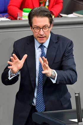 Andreas Scheuer in der 207. Sitzung des Deutschen Bundestages im Reichstagsgebäude. Berlin, 29.01.2021 *** Andreas Scheuer at the 207 session of the German Bundestag in the Reichstag building Berlin, 29 01 2021 Foto:xF.xKernx xFuturexImage