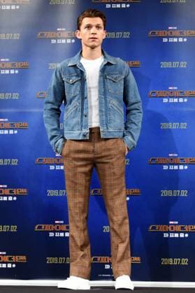 Spider-Man Press Conference in Seoul SEOUL, SOUTH KOREA, JUL 1: Tom Holland, Spider-Man, attends at the Press conference of Spider-Man: Far From Home at For Season Hotel in Seoul, South Korea on July 1, 2019. Seoul South Korea 5293_205072 Copyright: xSeokyongxLee PentaxPressx