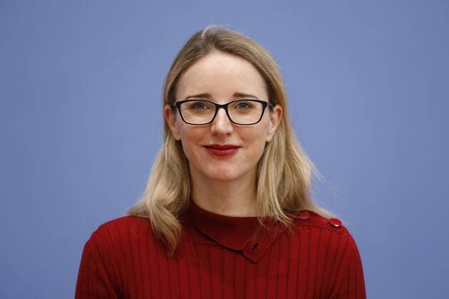 Prof. Dr. Alena Buyx, Vorsitzende Deutscher Ethikrat, Deutschland, Berlin, Bundespressekonferenz, Thema: Besondere Regeln für Geimpfte?