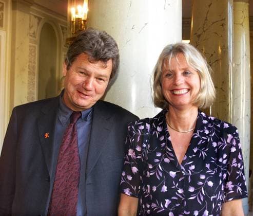 Foto: Henry H. Herrmann Thema: Konzert zum 10 jährigen Bestehen von Slowenien mit: Wolfgang Wieland mit Ehefrau, Frau Sabine *** Photo Henry H Herrmann Theme concert for the 10th anniversary of Slovenia with Wolfgang Wieland with wife, Mrs Sabine Copyright: xEventpressxHerrmannx