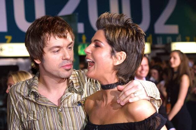 Echo 2002 Copyright: IMAGO. Herrmann : Thema: Verleihung des Deutschen Schallplattenpreises Echo 2002 im ICC Berlin. Ankunft der Stars auf dem Roten Teppich mit: Michael Mittermeier mit gattin Copyright: xEventpressxHerrmannx