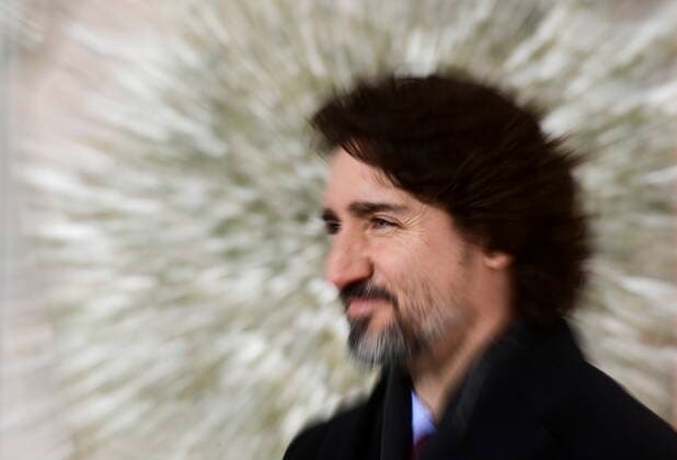February 5, 2021, Ottawa, on, Canada: Prime Minister Justin Trudeau holds a news conference at Rideau Cottage in Ottawa on Friday, Feb. 5, 2021. Ottawa Canada  - ZUMAc35_ 20210205_zaf_c35_028 Copyright: xSeanxKilpatrickx