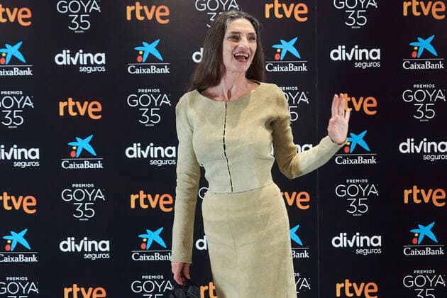 February 8, 2021, Madrid, Madrid, Spain: Angela Molina attends a press conference for her Honorary Goya Award at Academia de Cine on February 8, 2021 in Madrid, Spain Madrid Spain - ZUMAg15_ 20210208_zaf_g15_044 Copyright: xJackxAbuinx