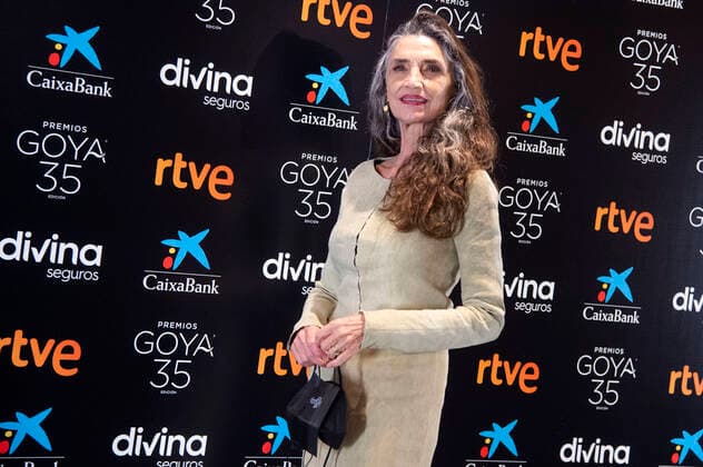 Angela Molina bei einem Photocall anlässlich der Verleihung des Ehren-Goya bei den anstehenden 35. Goya Awards Premios Goya 2021 in der Academia de las Artes y las Ciencias Cinematograficas. Madrid, 08.02.2021 Angela Molina