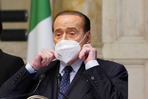 Government crisis Draghi s second round of consultations for the formation of the new government in the photo the Forza Italia delegation with Silvio Berlusconi Editorial Usage Only  Copyright: xSTEFANOxCAROFEIx xPOOLxAFPAx xIPAx