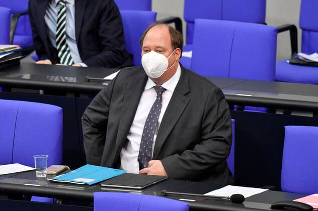 Helge Braun in der 209. Sitzung des Deutschen Bundestages im Reichstagsgebäude. Berlin, 11.02.2021
