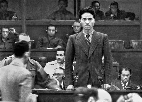 Ex-Imperial Japanese Army officer Sejima at Tokyo tribunal Ryuzo Sejima, a former Imperial Japanese Army officer who played a key role in the planning of many operations during the Pacific War and became a prisoner of war in Siberia after he served as a staff officer at the Manchuria-based Kwantung Army, testifies at the International Military Tribunal for the Far East in Tokyo on Oct. 18, 1946, after being flown from Vladivostok to appear at a hearing. Following his return to Japan after 11 years of hard labor in Siberia, Sejima went into business and later advised Prime Minister Yasuhiro Nakasone on the privatization of Nippon Telegraph and Telephone Public Corp. and Japanese National Railways in the 1980s. 