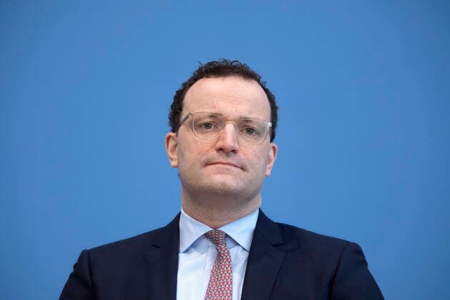 Jens Spahn - Coronavirus DEU, Deutschland, Germany, Berlin, 12.02.2021 Jens Spahn, Bundesgesundheitsminister CDU, waehrend der Bundespressekonferenz zum Thema Unterrichtung des BMG zum Umgang mit dem Coronavirus in Berlin. Jens Spahn, Federal Minister for Health CDU, during a press call at the Bundespressekonferenz concerning on the spread of the the novel coronavirus COVID-19 pandemic in Berlin, Germany