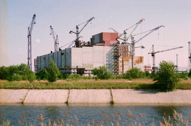 The Chernobyl Nuclear Power Plant, where exploded nuclear reactor number 4 on the April 27th, 1986, causing the most devastating nuclear disaster in history, of the Chernobyl Nuclear Power Plant in Chernobyl, Ukraine, July 1st, 1997. (CTKxPhoto DanxKrzywon) CTKPhotoFO00216843 