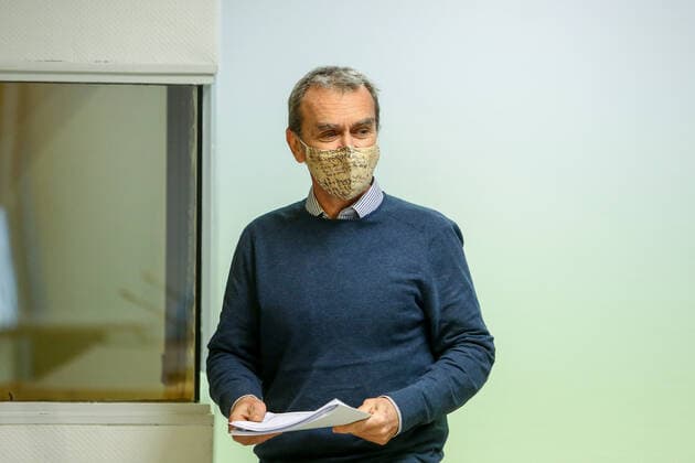 The director of the Center for Coordination of Alerts and Health Emergencies (CCAES), Fernando Simon, intervenes during a conference convened before the media at the Ministry of Health to report on the evolution of the coronavirus, in Madrid, (Spain), February 15, 2021. 18 FEBRUARY 2021 LagenciaEP PRESS R.Rubio.POOL 02 18 2021 Madrid Madrid Spain Copyright: xLagenciaEPxPRESS R.Rubio.POOLx 3569729