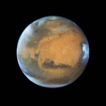 IMAGO Creative: Planeten im Sonnensystem Mars - Symbolbilder February 18, 2021 - Space - Handout file photo issued by Nasa of a Hubble Space Telscope image of Mars. Nasa s Mars Perseverance rover will land on the red planet on Thursday to begin its search for traces of life. Space - ZUMAz03_ 20210218_sha_z03_120 Copyright: xNASAx