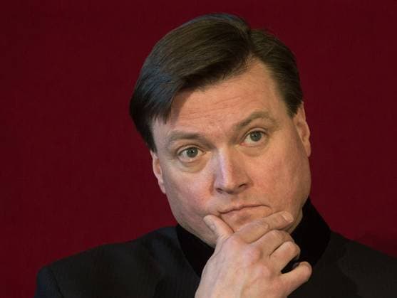 Dirigent Christian Thielemann Der Chefdirigent der Sächsischen Staatskapelle Dresden, Christian Thielemann waehrend einer Pressekonferenz. *** Conductor Christian Thielemann The chief conductor of the Sächsische Staatskapelle Dresden, Christian Thielemann during a press conference