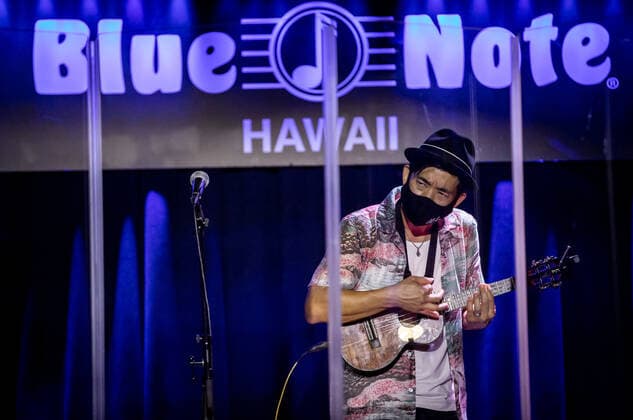 HONOLULU, HI - February 18, 2021: Jake Shimabukuro performs at The Blue Note Hawaii at The Outrigger Waikiki Resort in Honolulu, HI on February 18, 2021. Copyright: xErikxKabikxPhotography MediaPunchx