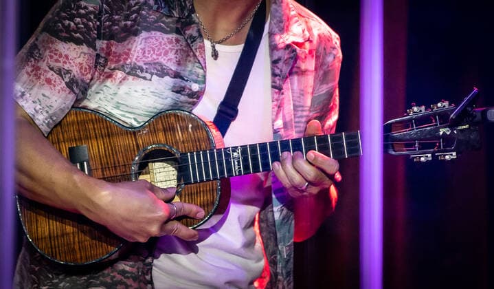 HONOLULU, HI - February 18, 2021: Jake Shimabukuro performs at The Blue Note Hawaii at The Outrigger Waikiki Resort in Honolulu, HI on February 18, 2021. Copyright: xErikxKabikxPhotography MediaPunchx