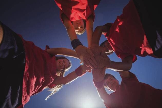 Kids forming hand stack in the boot camp Kids forming hand stack in the boot camp on a sunny day, model released, , property released, Cape Town, South Africa, 16.03.2017, 1000441.jpg, boot, camp, boot camp, park, sky, sunlight, summer, sunny, sportswear, athlete, athletic, sport, sports, sweatband, standing, smiling, happy, cheerful, forming, hand stack, team, teamwork, unity, innocent, innocence, childhood, together, bonding, healthy lifestyle, fit, fitness, wellness, wellbeing, active, activity, healthy, success, successful, endurance, recreation Outdoors,Day