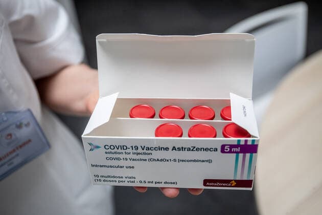 Coronavirus in Estland, Lehrkräfte werden geimpft 22.02.2021. Tallinn. petajate vaktsineerimine Mustamäe tervisekeskuses. Covid-19. Astra Zeneca vaktsiin. Coronavirus vaccination of teachers in Mustamäe Health Center. Covid-19. Astra Zeneca vaccine. Foto Sander Ilvest, Postimees Tallinn Harjumaa Estonia 1SI22FEB21B7  Copyright: xSanderxIlvestx