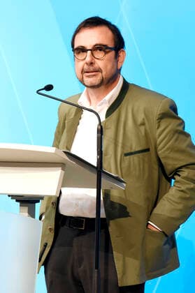 Klaus Holetschek bei der Pressekonferenz zu den aktuellen Beratungen zur Corona-Pandemie im Prinz-Carl-Palais. München, 23.02.2021