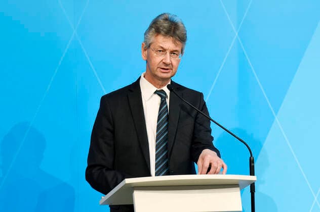 Michael Piazolo bei der Pressekonferenz zu den aktuellen Beratungen zur Corona-Pandemie im Prinz-Carl-Palais. München, 23.02.2021