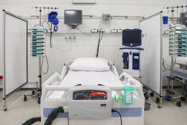 Launch of a modular hospital for patients with Covid-19 at the Military Institute of Medicine in Warsaw Launch of a modular hospital for patients with Covid-19 at the Military Institute of Medicine on February 23, 2021 in Warsaw, Poland. EN_01465651_0011 