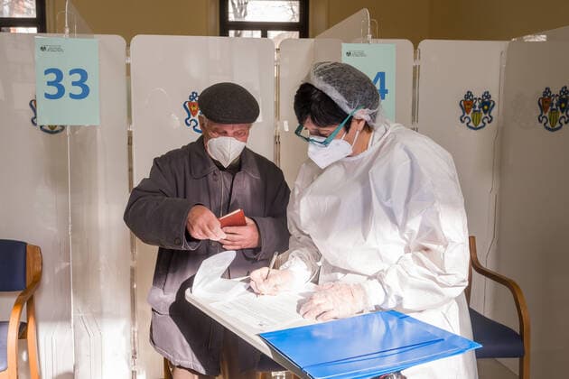 Milan. Pfizer vaccines administered at Pio Albergo Trivulzio to elderly over eighty years old I receive COVID vaccine Editorial Usage Only  Copyright: xCarloxCozzolix xIPAx