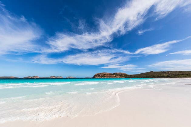 Sea wave on sandy beach, Western Australia FOF11957