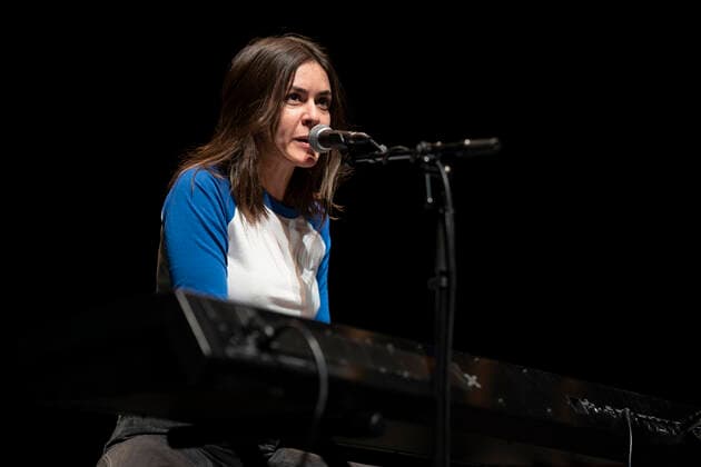 February 24, 2021, Madrid, Spain: Artist Maika Makovski performs during the presentation of her new work MKMK at the International Festival of Sacred Art theatres in Madrid. Madrid Spain - ZUMAs197 20210224_zaa_s197_200 Copyright: xOscarxFuentesx