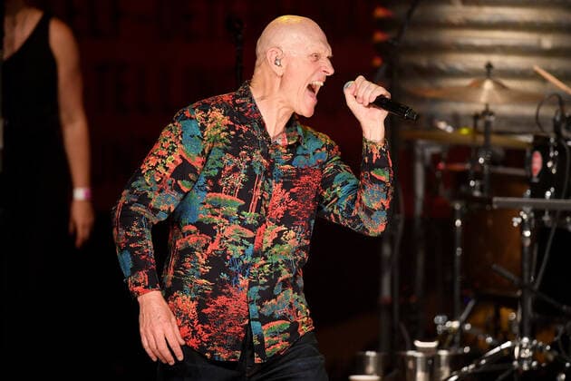 MIDNIGHT OIL MAKARRATA LIVE SYDNEY, Peter Garrett performs with Midnight Oil during a warm-up show ahead of their Makarrata Project tour, at the Enmore Theatre, in Sydney, Thursday, February 25, 2021. ( NO ARCHIVING, EDITORIAL USE ONLY, NO USE IN BOOKS WITHOUT CONSENT SYDNEY NSW AUSTRALIA  Copyright: xDANxHIMBRECHTSx 20210225001523163735