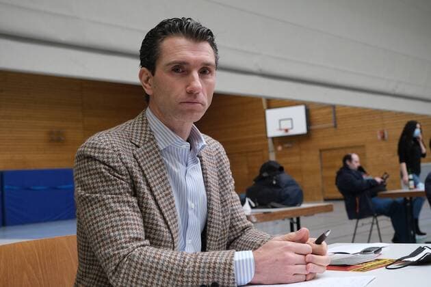 27.02.2021 xkhx Altenstadt, Altenstadthalle Wahlveranstaltung zur Kommunalwahl in Hessen der NPD in Altenstadt Frank Franz Vorsitzender, Nationaldemokratische Partei Deutschlands