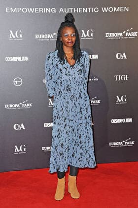 Miss Germany 2021. Ingrid Adjoa Yeboah anläßlich der Wahl zur Miss Germany 2021 am 27.02.2021 im Europapark Rust. 20210227MWI27962