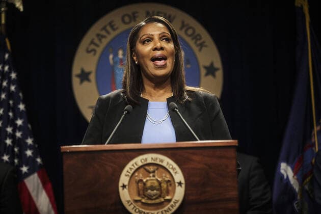 February 28, 2021, New York, NY, USA: New York State Attorney General Letitia James at a news conference in Manhattan on March 28, 2019. New York USA - ZUMAm67_ 20210228_zaf_m67_053 Copyright: xByronxSmithx