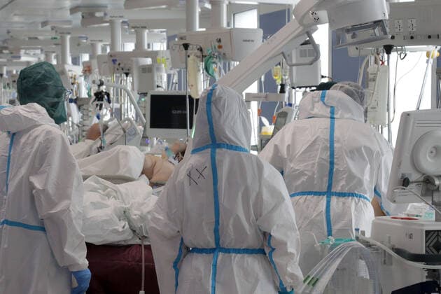 Modena. Intensive Care Unit for Covid Patients of the Polyclinic Editorial Usage Only  Copyright: xROBERTOxBRANCOLINIx xIPAx