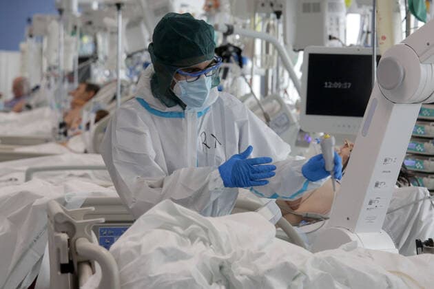 Modena. Intensive Care Unit for Covid Patients of the Polyclinic Editorial Usage Only  Copyright: xROBERTOxBRANCOLINIx xIPAx