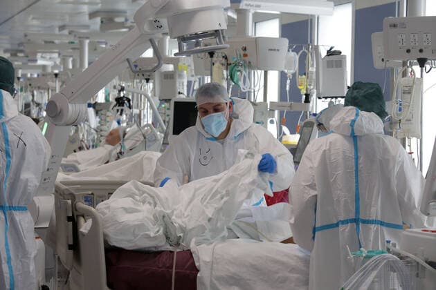 Modena. Intensive Care Unit for Covid Patients of the Polyclinic Editorial Usage Only  Copyright: xROBERTOxBRANCOLINIx xIPAx