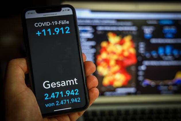 Coronavirus in Deutschland - Covid-19-Dashboard des Robert Koch-Institut 04.03.2021: Robert Koch-Institut: COVID-19-Fälle 2.471.942. Zugang um 11.912 gegenüber dem Vortag.