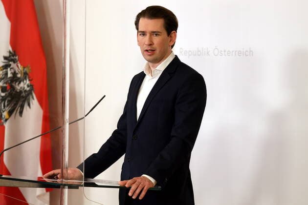Sebastian Kurz PK zur Impfstoffproduktion Wien, BKA, 05. 03. 2021 Sebastian KURZ
