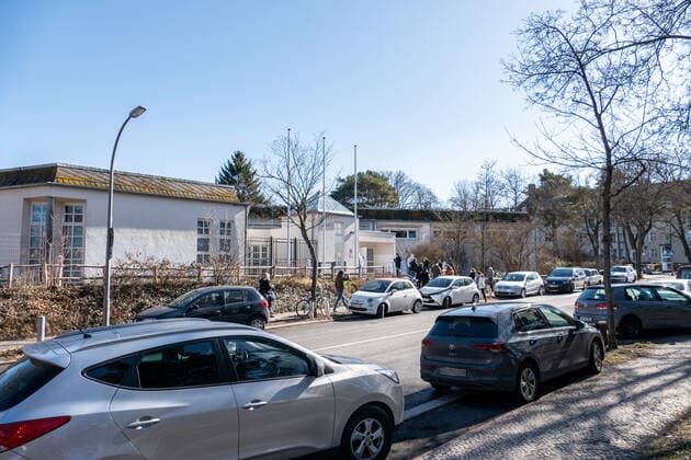 08.03.2021,Berlin,Deutschland,GER,Test Zentrum Bürger-Schnelltest in der Kurt-Weiß-Sporthalle in der Franzensbader Straße 16 Ortsteil Grunewald Bezirk Wilmersdorf.