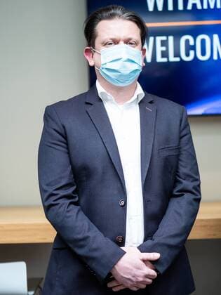 KONSTANTYNOW LODZKI 08.03.2021 FIRMA MABION SA SZYKUJE SIE DO PRODUKCJI BIALKA REAKTYWNEGO SZCZEPIONKI COVID-19 FIRMY NOVAVAX . NZ SLAWOMIR JAROS . FOT MIKOLAJ ZACHAROW NEWSPIX --- Newspix.pl POLAND, KONSTANTYNOW LODZKI 08.03.2021 THE COMPANY MABION SA IS PREPARING FOR THE PRODUCTION OF THE COVID-19 VACCINE REACTIVE VACCINE BY NOVAVAX COMPANY  em12P3080305