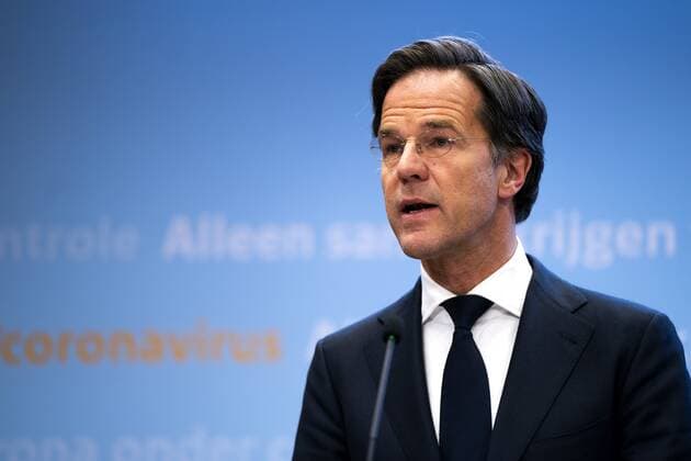 DEN HAAG - Demissionair premier Mark Rutte geeft een toelichting op de coronamaatregelen in Nederland. ANP BART MAAT Copyright: xHollandsexHoogtex xxANPx x429016555x