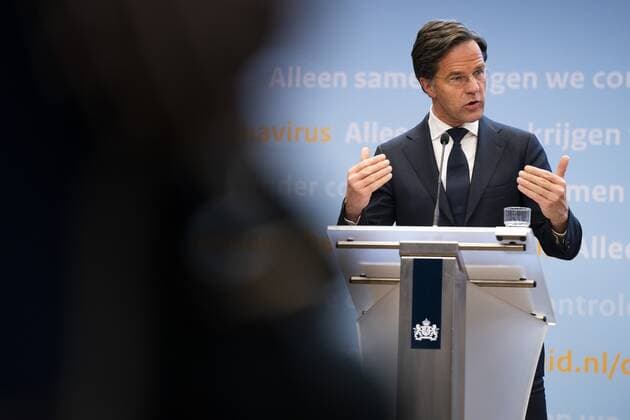DEN HAAG - Demissionair premier Mark Rutte geeft een toelichting op de coronamaatregelen in Nederland. ANP BART MAAT Copyright: xHollandsexHoogtex xxANPx x429016840x