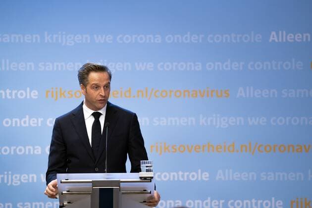 DEN HAAG - Demissionair minister Hugo de Jonge (Volksgezondheid, Welzijn en Sport) geeft een toelichting op de coronamaatregelen in Nederland. ANP BART MAAT Copyright: xHollandsexHoogtex xxANPx x429016956x