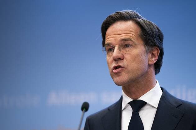 DEN HAAG - Demissionair premier Mark Rutte geeft een toelichting op de coronamaatregelen in Nederland. ANP BART MAAT Copyright: xHollandsexHoogtex xxANPx x429017899x