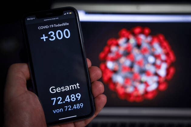 Coronavirus in Deutschland - Covid-19-Dashboard des Robert Koch-Institut 10.03.2021: Robert Koch-Institut: COVID-19-Todesfälle 72.489. Zugang um 300 gegenüber dem Vortag.