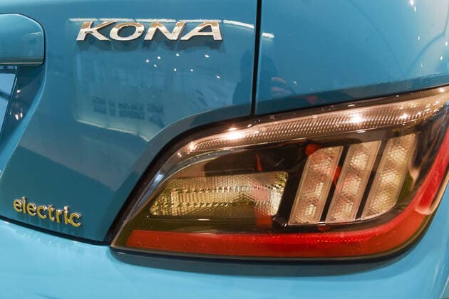 Hyundai Motor Manufacturing Czech (HMMC) celebrates one year production of the fuly-electric compact SUV Kona Electric at its Czech manufacturing plant in Nosovice, Czech Republic, March 8, 2021. Plant produces 30.000 electric vehicles. Hyundai is leading provider of electro-mobility solutions in Europe. (CTKxPhoto JaroslavxOzana) CTKPhotoP202103090382901  JAO 03