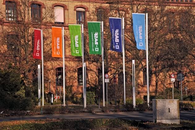 BASF SE. Unternehmenssitz der BASF SE in Ludwigshafen am Rhein. 20210306MWI29307