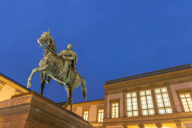 Alte Staatsgalerie Stuttgart. Geschlossen wegen der Corona-Pandemie. 09.03.2021: Deutschland, Baden-Württemberg, Stuttgart.